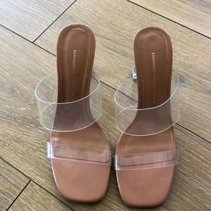 Zara Basic collection clear heels